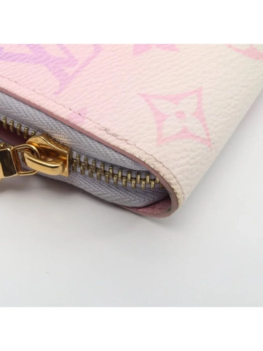 Louis Vuitton Round Wallet Zippy Monogram Spring in the City Sunrise Pastel
